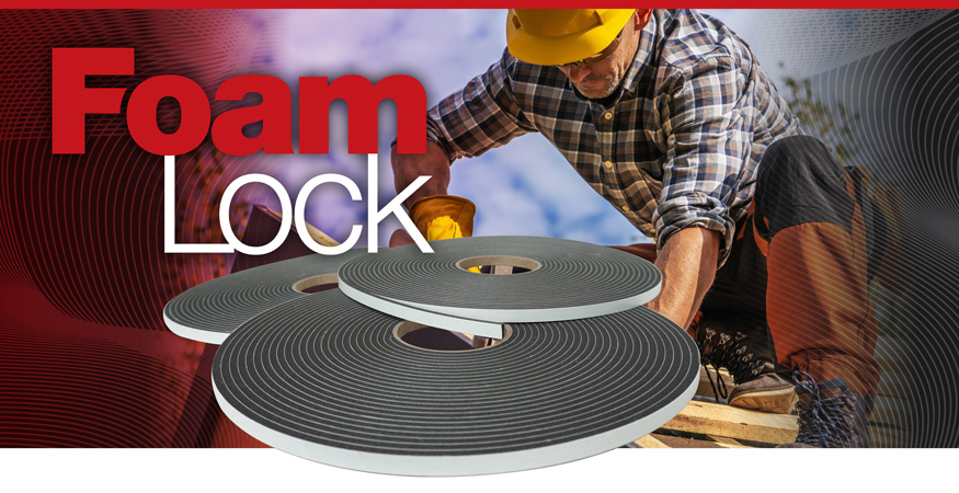 FoamLock polyethylene foam tapes designed for bonding, sealing, cushioning, and gap-filling applications across automotive, electronics, and construction industries.